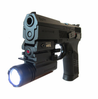 Pistol Rifle Flashlight 320lm, Wapenlamp.