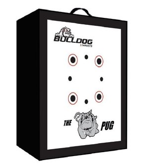 Bulldog Targets Doghouse PUG, doelpak pijlen vanger 87.75 euro, en gratis verzending.