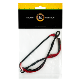 EK Archery Pees String/ Black/Red 19'' voor Adder 180LBS, maar ook geschikt voor de Adder 130 lbs of minder.